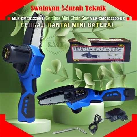 Jual Mollar Cmcs U Ue Cordless Mini Chainsaw Gergaji Kayu Baterai