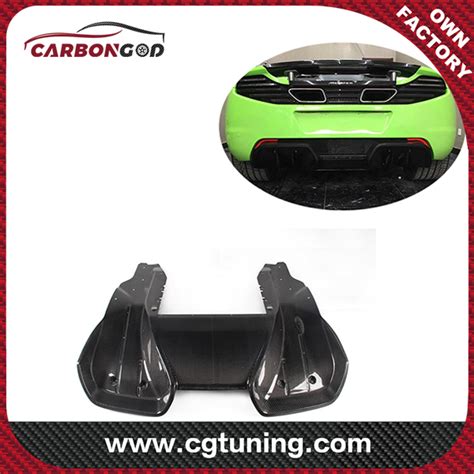 Factory-Made RZA Style Carbon Fiber Rear Diffuser for McLaren Mp4 12C 650s