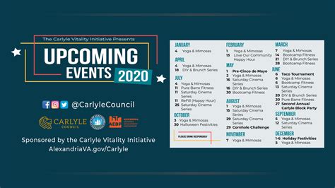 Carlyle Events in 2020 — The Carlyle Council