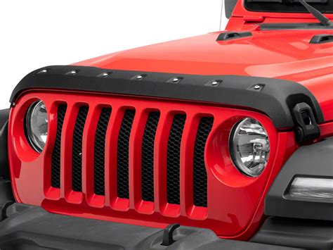 Jeep Gladiator Premium Bolt On Look Hood Deflector Textured 20 23