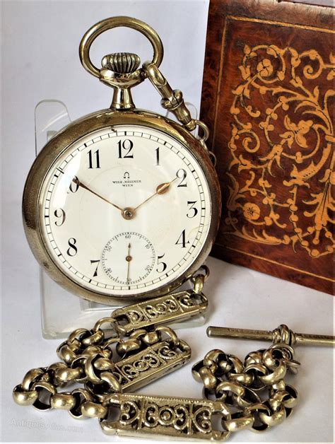 Antiques Atlas Antique Omega Pocket Watch And Chain As170a7073