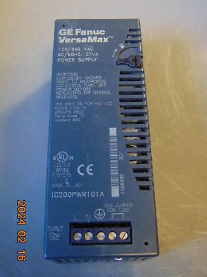 Ge Fanuc Ic Pwr A Versamax Power Supply Module Ebay