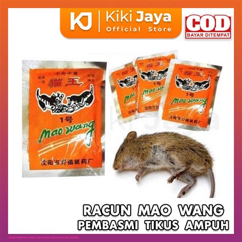 Jual Kiki Racun Tikus Mao Wang Impor Original Obat Bubuk Maowang