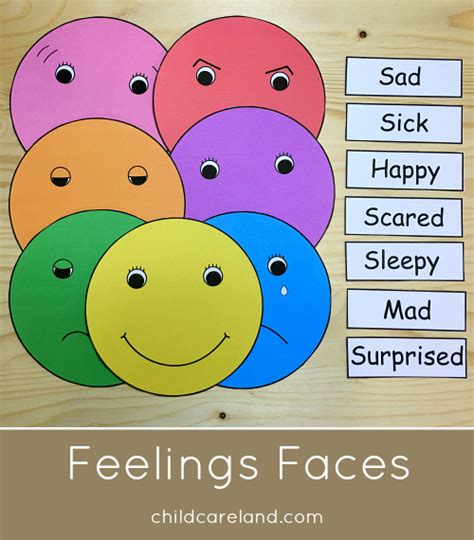 Printable Preschool Feelings Faces Emotions Emotions Preschool Nbkomputer