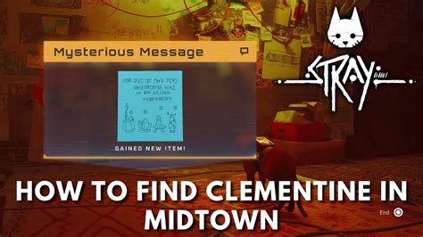 Stray How To Find Clementine In Midtown And Solve The Clues Full