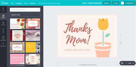Buat Desain Kartu Ucapan Hari Ibu Dengan Mudah