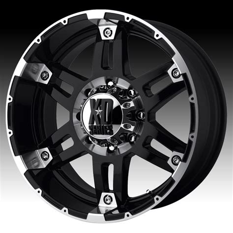 XD Series XD797 Spy Gloss Black Machined Custom Wheels Rims - XD797 ...