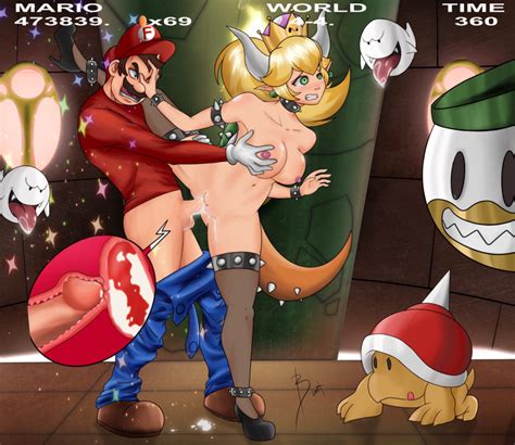 Rule 34 Boo Mario Bowsette Cum In Pussy High Heels Koopa Clown Car