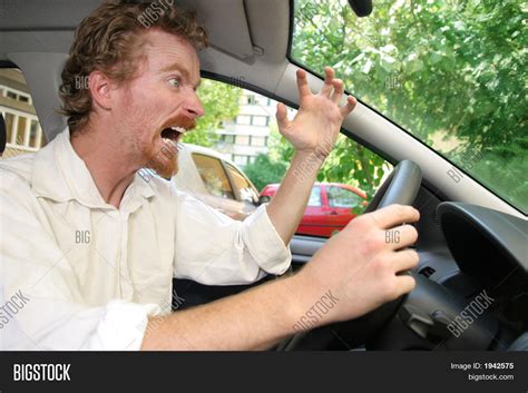 Angry Driver Car Image And Photo Free Trial Bigstock