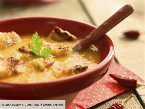 Velouté de potiron à la patate douce rapide découvrez les recettes de