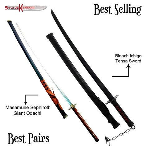 Anime Inspired Bankai Sword 68 Inches And Masamune Sephiroth Giant Odachi