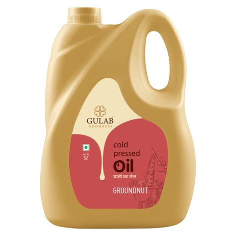 Buy Cold Pressed Groundnut Oil 5 Litre At Best Price Shopgulab