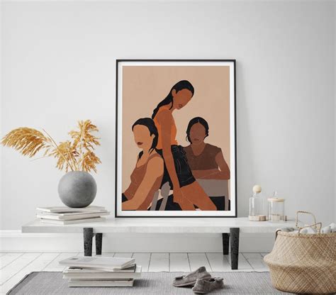 Women Feminist Print Girl Power Diversity Wall Art Etsy