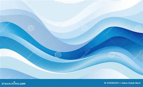 A Blue and White Wavy Lines Stock Illustration - Illustration of ...