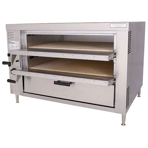 Bakers Pride Gp Countertop Pizza Oven Double Deck Natural Gas