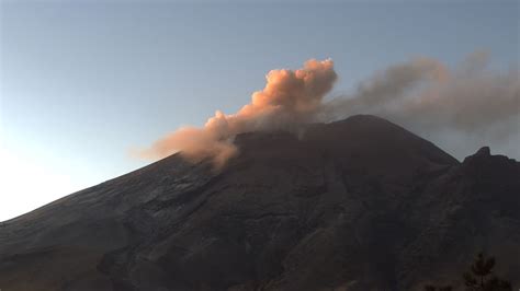 Volc N Popocat Petl Amanece Activo Este Lunes De Noviembre