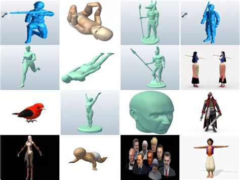 Top 24 Obj People 3d Models For Free Most Recent 2022 Open3dmodel