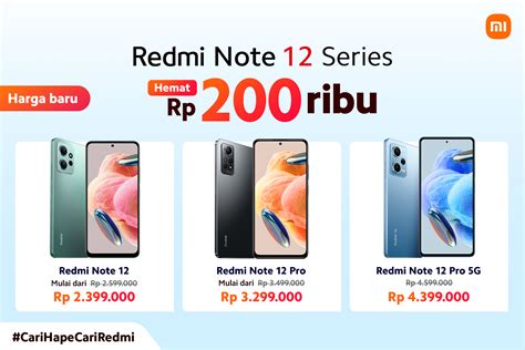 Jajaran Redmi Note 12 Series Punya Harga Baru Redmi Note 12 Pro