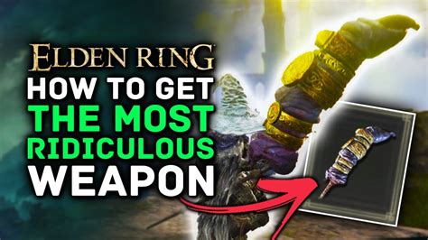 Elden Ring The MOST RIDICULOUS Weapon How To Get Ringed Finger