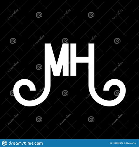 Dise O De Logotipo De Letra Mh Letras Iniciales Icono Del Logotipo Mh