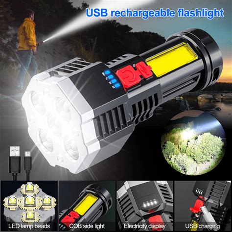 Buy Core Flashlight Fishing Light Rechargeable Searchlight Powerful