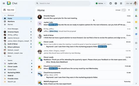 google workspace updates preview summaries  unread conversations