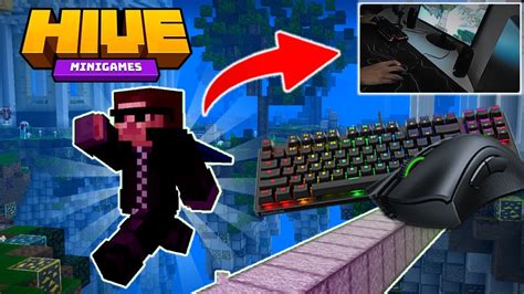 Keyboard Mouse ASMR W Handcam Minecraft Hive Skywars YouTube