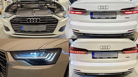 Audi A C Instalare Faruri Full Led Matrix Hd Stopuri Triple Led