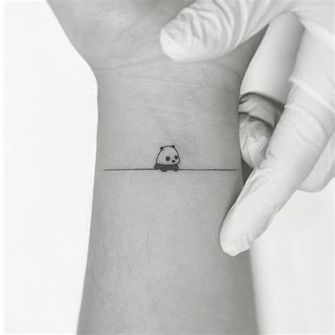 Search Inspiration For A Mainstream Tattoo Panda Tattoo Minimalist