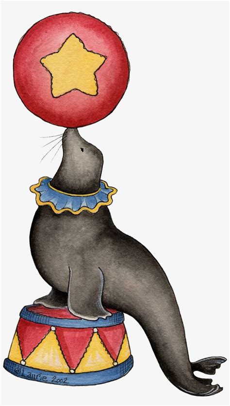 vintage circus seal