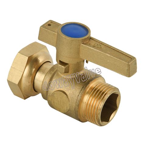 Acs Approved Anti Theft Male Thread Brass Lockable Water Meter Ball