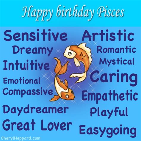 Pisces Birthday Quotes - ShortQuotes.cc