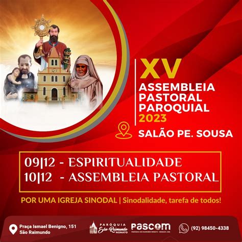 Xv Assembleia Pastoral Paroquial Par Quia S O Raimundo Nonato