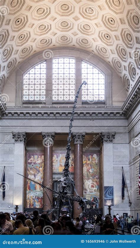 Entrance Hall In The American Museum Of Natural History Editorial Photo