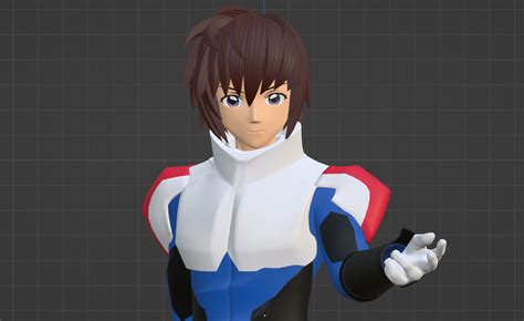 Kira Yamato - Gundam Seed Freedom 3D Model by Summerforce