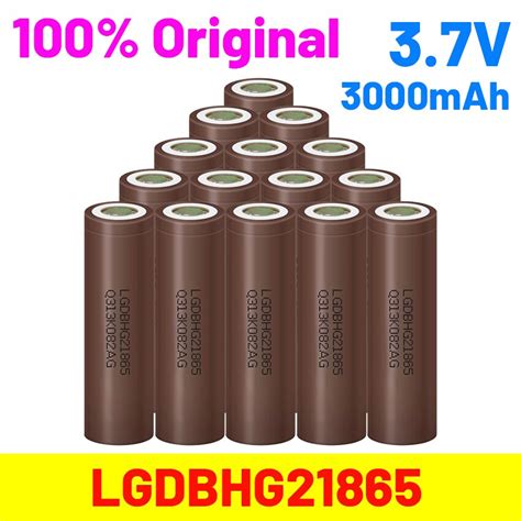 100 New Original HG2 18650 3000mAh Battery 18650HG2 3 6V Discharge 20A