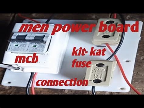 How To Men Power Board Connection Mcb Men Kit Kat Power Board Ka