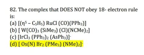 Best Chemistry Notes Electron Rule Organometallic Chemistry Csir