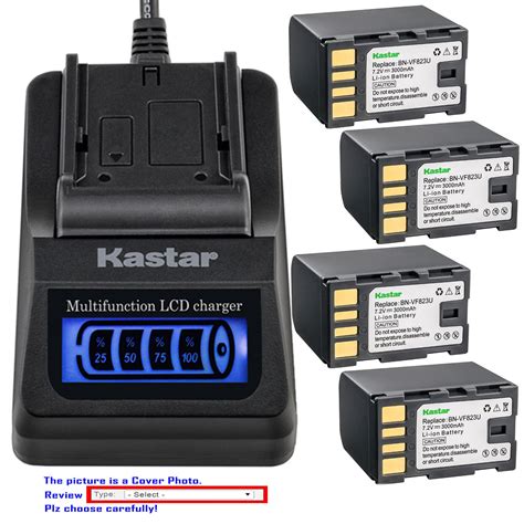 Kastar Battery Lcd Quick Charger For Jvc Bn Vf Gz Mg Gz Mg Ac