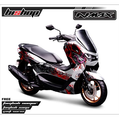 Jual Decal Sticker Full Body All New Nmax Variasi Motif Venom Varian