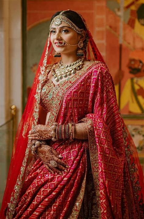 Brides Are Adding Bandhej Dupattas To Their Wedding Look Were Loving