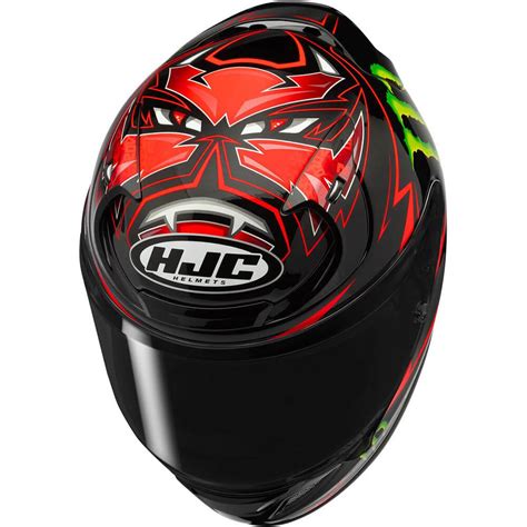 CASCO HJC RPHA 12 QUARTARARO REPLICA COLOR Negro Rojo TALLA M