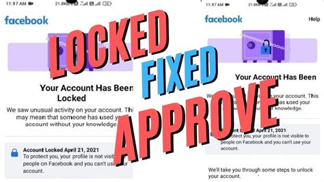 Your Account Has Been Locked Facebook Learn More Problem How To Unlock