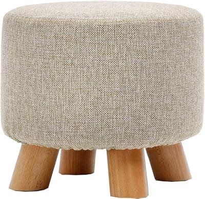 Wimarsbon Pouf Ottoman Cotton Knitted Boho Furniture Footstool