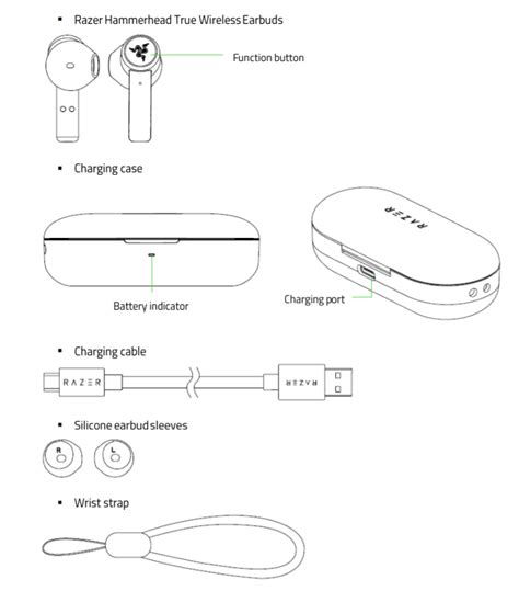 Razer Hammerhead True Wireless Rz Support Faqs