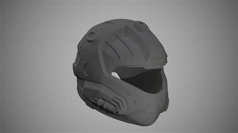 Printable Halo Cqb Helmet Stl 3d Model 3d Printable Cgtrader