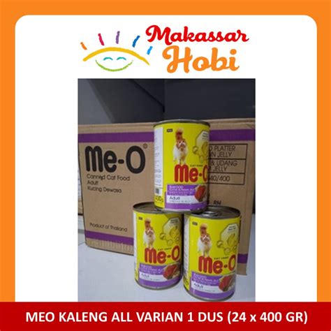 Jual Meo Kaleng 400gr 1 Dus Isi 24 Adult Kitten Rasa Tuna Sardine