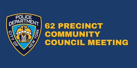 Nypd 62nd Precinct On Twitter 62 Precinct Community Council Meeting