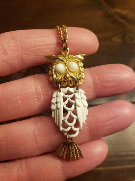 Vintage Owl Necklaces Gem