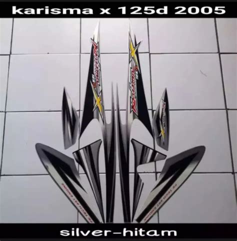 Sticker Striping Full Set Lis List Bodi Motor Honda Karisma X D